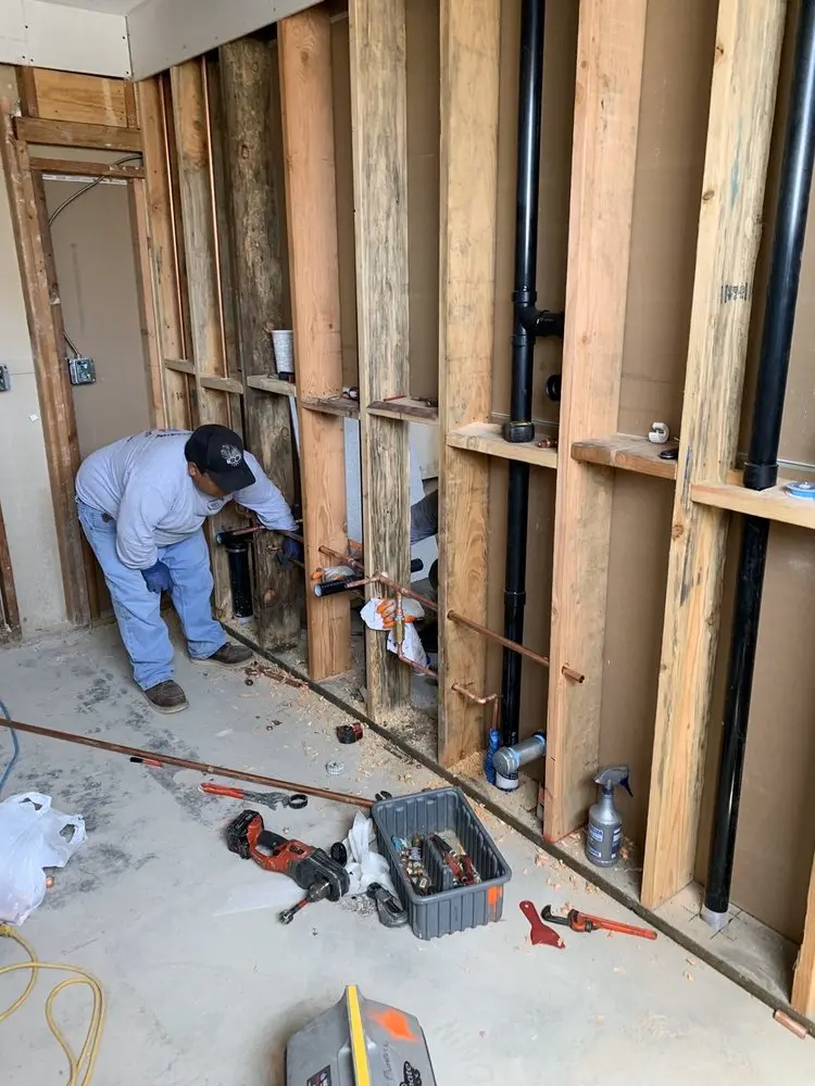 Commercial rough-in plumbing for Water Heater Replacement in Walnut Crossing